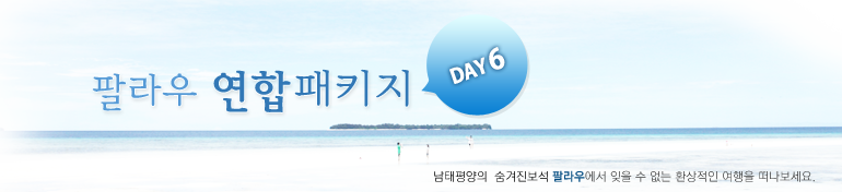 팔라우 연합 패키지 DAY6 타이틀 이미지