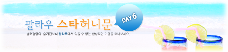 팔라우 스타허니문 DAY6 타이틀 이미지